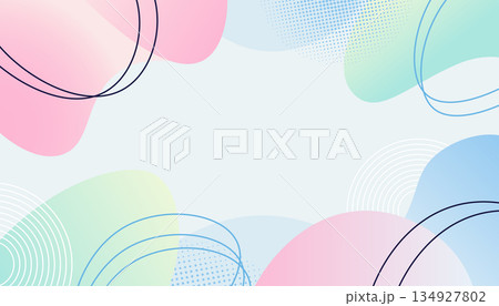 abstract creative backgrounds in minimal trendy style with copy space for text 134927802