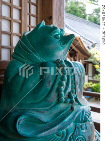 Tanuki statue at Daisho-in Temple, Miyajima Island, Japan Tanuki statue at Daisho-in Temple, Miyajima Island, Japan 134928762