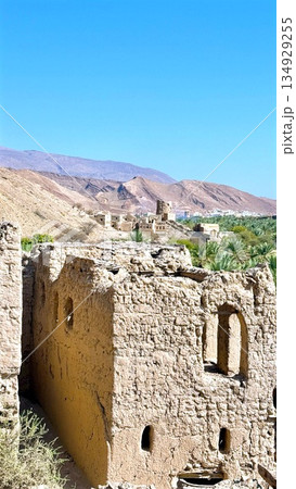 Settler Examining Terraces Against Desert Walls, Contrast Between Dry Walls And Vibrant Fertile Valley Landscape, Adobe Homestead Amidst Mountains With Irrigated Terraces And Arid Surrounding Walls Settler Examining Terraces Against Desert Walls, Contrast Between Dry Walls And Vibrant Fertile Valley Landscape, Adobe Homestead Amidst Mountains With Irrigated Terraces And Arid Surrounding Walls 134929255