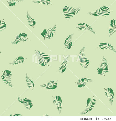 Tropical palm, monstera and banana leaves seamless pattern. Beach, sea, vacation, swimwear pattern Tropical palm, monstera and banana leaves seamless pattern. Beach, sea, vacation, swimwear pattern 134929321