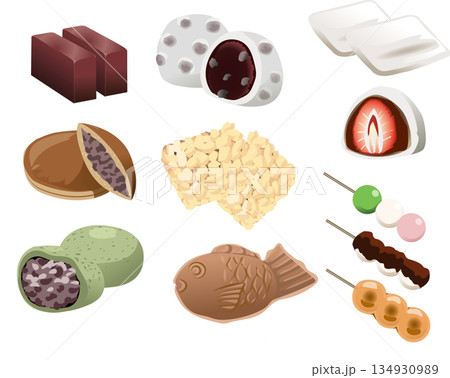 和菓子セット2 134930989