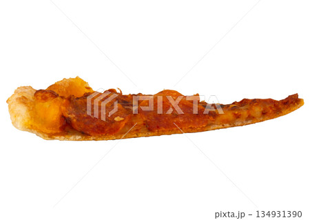 Cheese pizza isolated on white background 134931390