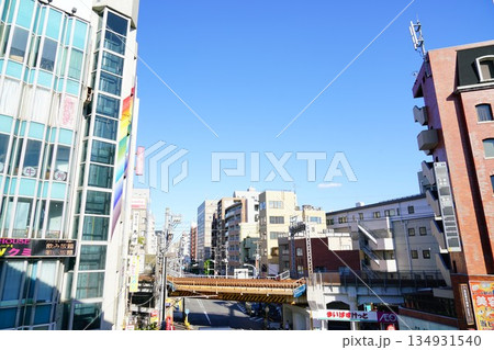 青空の東京西日暮里 青空の東京西日暮里 134931540