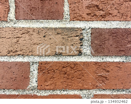 赤レンガの壁テクスチャ 背景素材 134932462