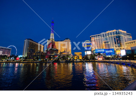 ラスベガス　夜景 134935243