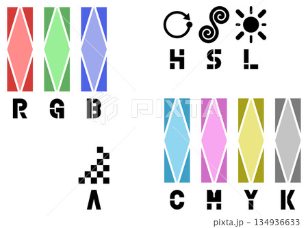 RGB-CMYK-HSLA 134936633