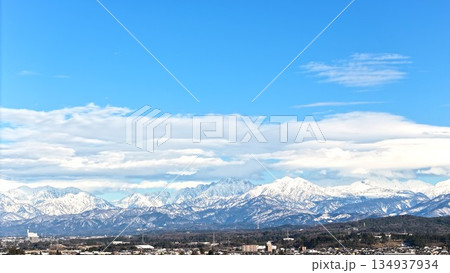 富山市から望む立山連峰 134937934