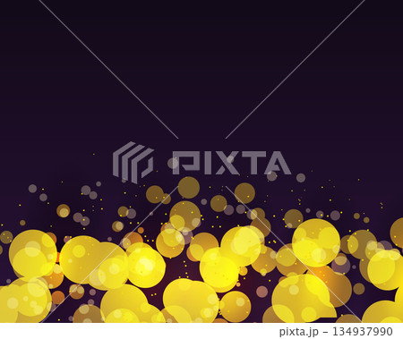 golden bokeh lights dark banner background golden bokeh lights dark banner background 134937990