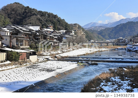 冬の三朝温泉　17 134938738