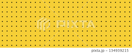 Colorful vector template. Bullet journal or planner page. Bright seamless pattern and geometric grid background. Black polka dots on yellow background Colorful vector template. Bullet journal or planner page. Bright seamless pattern and geometric grid background. Black polka dots on yellow background 134939215
