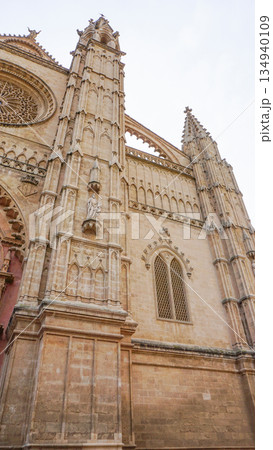 The Cathedral of Santa Maria of Palma, more commonly referred to as La Seu, is a Gothic Roman Catholic cathedral located in Palma, Mallorca, Spain, Europe The Cathedral of Santa Maria of Palma, more commonly referred to as La Seu, is a Gothic Roman Catholic cathedral located in Palma, Mallorca, Spain, Europe 134940109