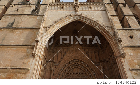 The Cathedral of Santa Maria of Palma, more commonly referred to as La Seu, is a Gothic Roman Catholic cathedral located in Palma, Mallorca, Spain, Europe The Cathedral of Santa Maria of Palma, more commonly referred to as La Seu, is a Gothic Roman Catholic cathedral located in Palma, Mallorca, Spain, Europe 134940122