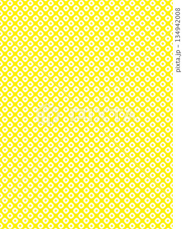 黄色の鹿の子柄の背景 黄色の鹿の子柄の背景 134942008