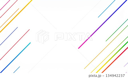 《AI画像》直線でデザインした背景素材 134942237