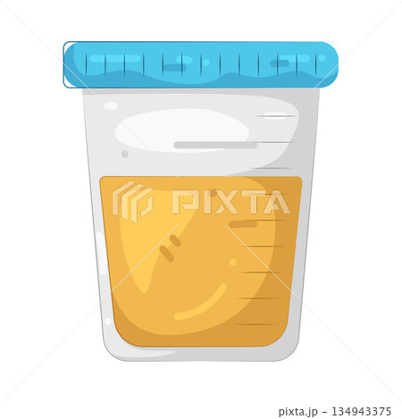Illustration of urine test Illustration of urine test 134943375