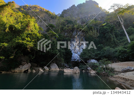 ラオス、コンローの風景 ラオス、コンローの風景 134943412