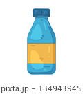 Illustration of Liquid Medicine Bottle 134943945
