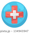 Illustration of medical symbol 134943947