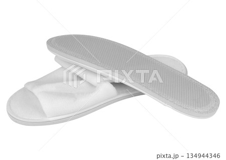 Home slippers on a white background 134944346