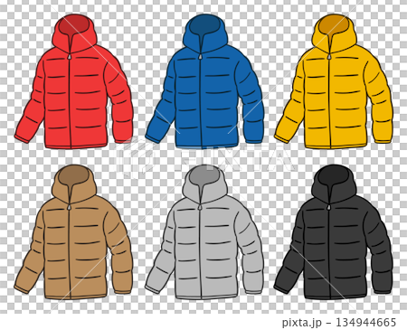 フード付きダウンジャケット 134944665