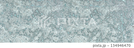Weathered oxidized metal with blue patina texture 134946470