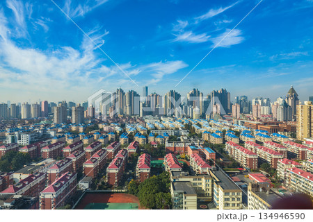 上海の街並み　中国 134946590