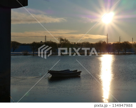 冬の矢切の渡し 冬の矢切の渡し 134947988