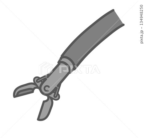 生検鉗子（内視鏡用の組織採取器具）のイラスト 134948250