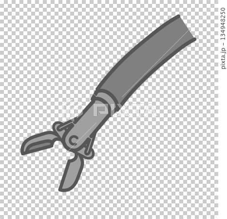 生検鉗子（内視鏡用の組織採取器具）のイラスト 134948250