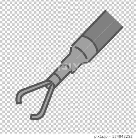 止血クリップ（内視鏡用クリップ装置）のイラスト 134948252