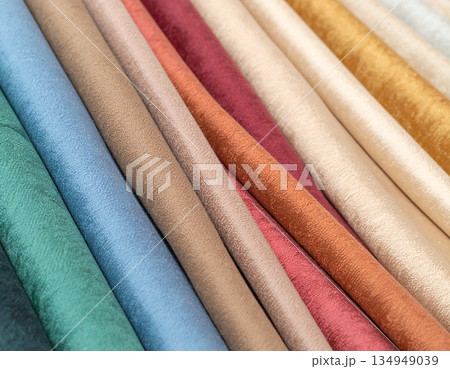 Stylish surface. Vintage style. Texture of premium textile fabric. 134949039