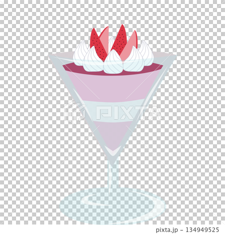 Strawberry parfait 134949525