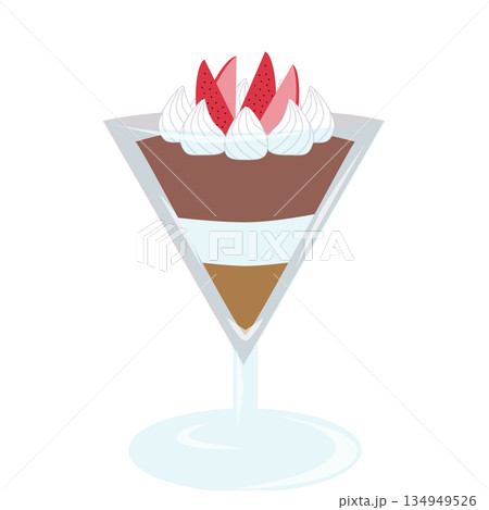 チョコレートパフェ 134949526