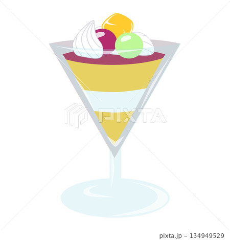 かぼちゃプリンパフェ　 134949529