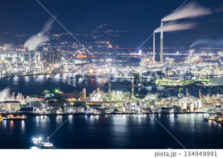 光芒の楼閣　-周南工場地帯- 134949991