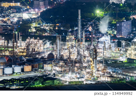 光芒の楼閣　-周南工場地帯- 134949992