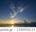 吹上浜／江口浜の夕焼け（砂浜無し） 134950213
