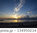吹上浜／江口浜の夕焼け（砂浜有り） 134950214