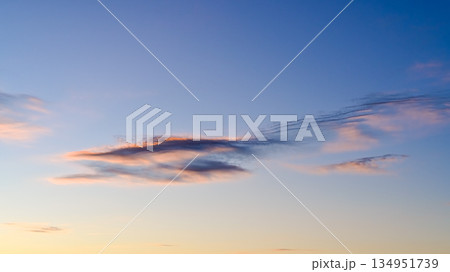 夕空素材 夕空素材 134951739