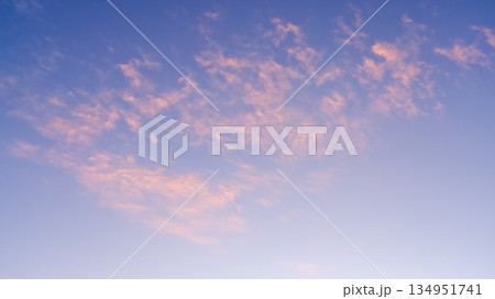 夕空素材 134951741
