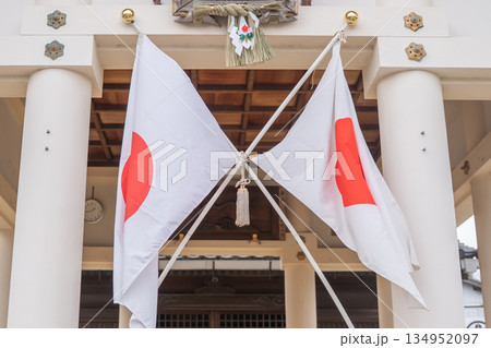 初詣の参拝する神社 134952097