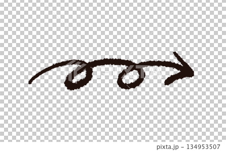 hand drawn arrow hand drawn arrow 134953507