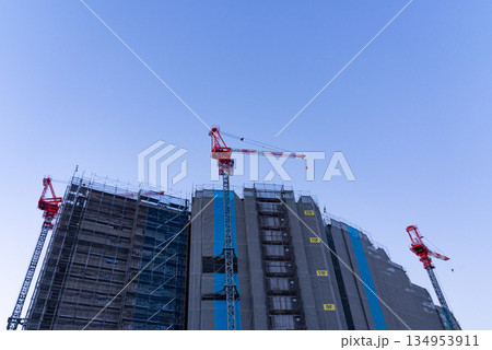 南砂町の建設現場03 南砂町の建設現場03 134953911