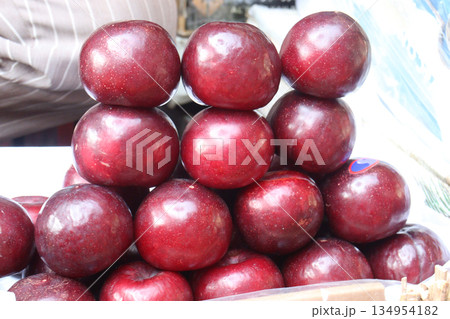Prunus domestica or Common plums on shop 134954182