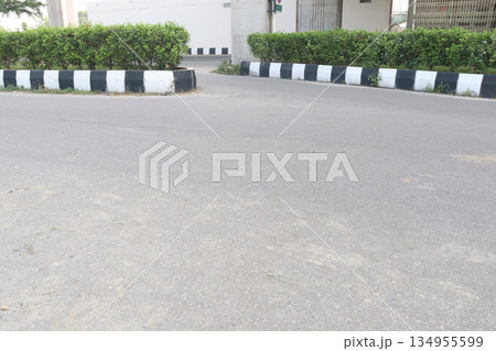 black colored concrete road closeup black colored concrete road closeup 134955599