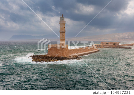 Venetian Lighthouse in Chania, Greece 134957221