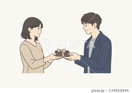 バレンタインデー バレンタインデー 134958844