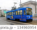 十字街を行く函館市電　北海道　函館市 134960954