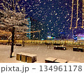 さいたま新都心で見た夜の初雪2 134961178