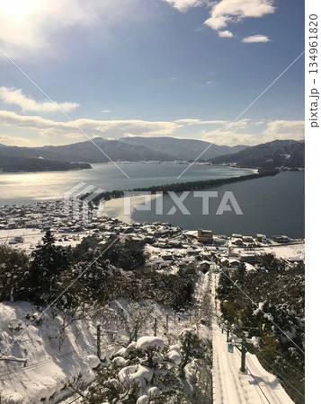 雪の天橋立 雪の天橋立 134961820